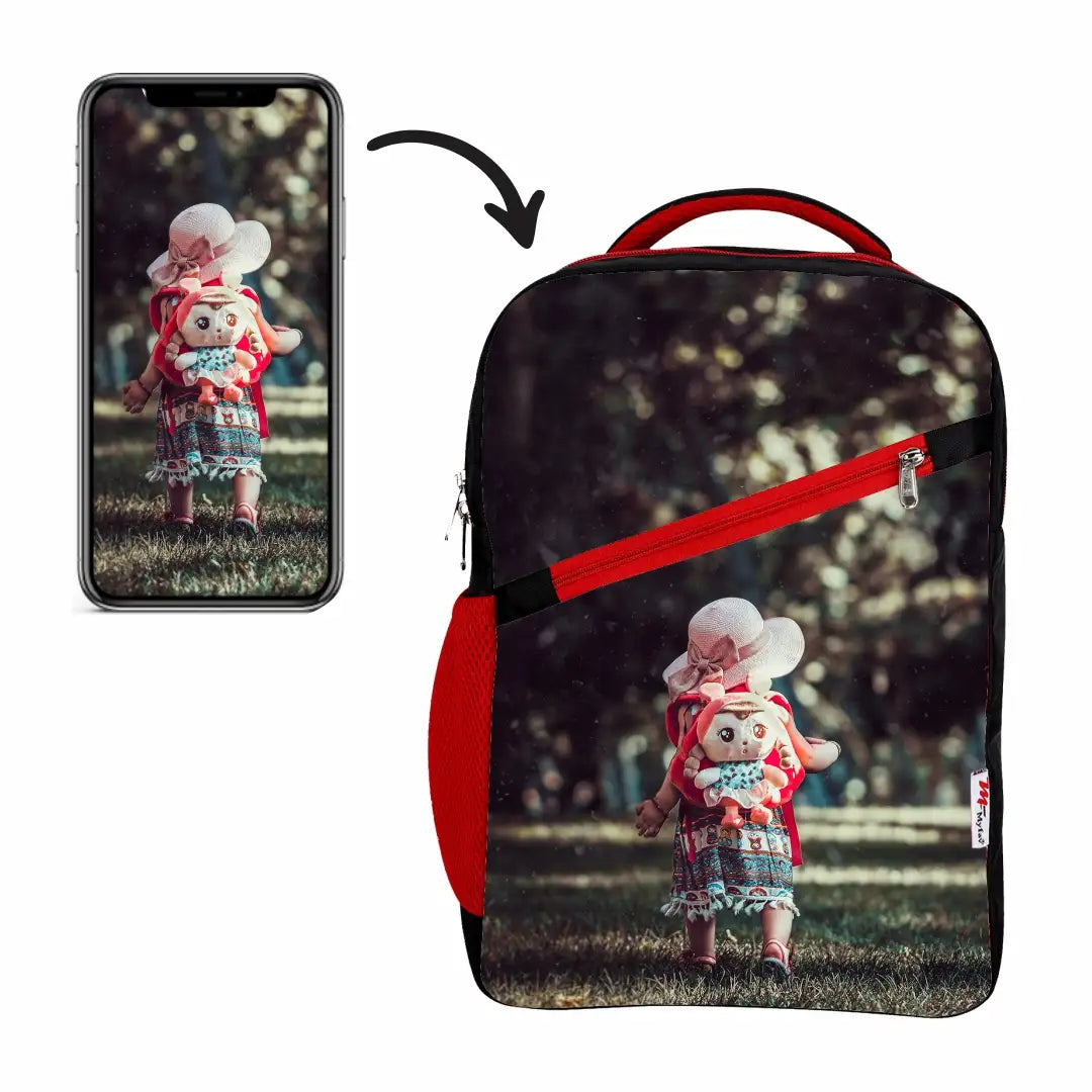 MY FAV Personalized/ Customized Print Kids School Bag For Girls/Boys, School, Casual, Picnic, Nursery-(2 to 10 year Old Kid)