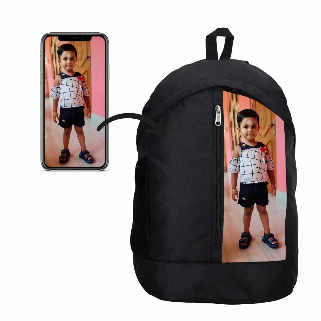 My Fav Personalized/ Customized Print 21 L Black Laptop Backpack for Men Women / College Bag for Boys Girls / Office Bag