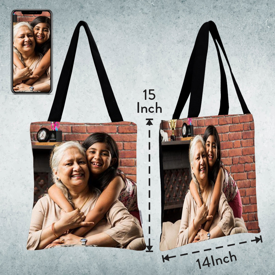 My Fav Personalized/ Customized Print Cotton Canvas Tote Bag