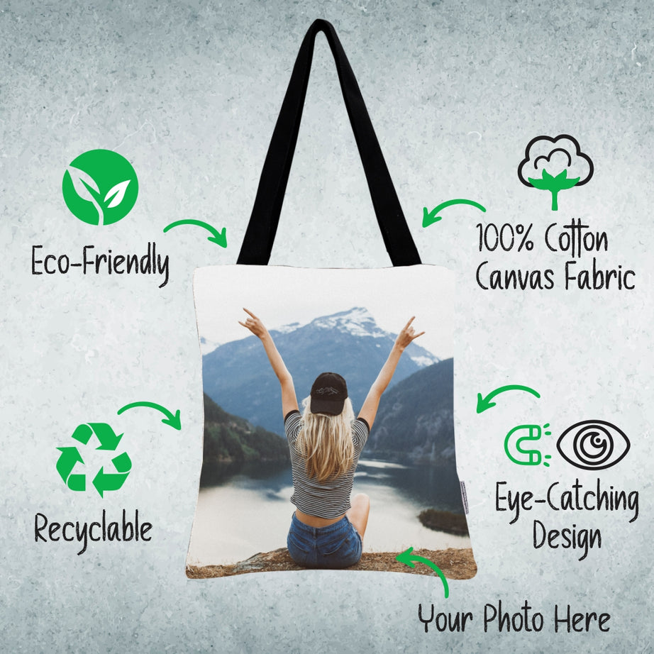 My Fav Personalized/ Customized Print Cotton Canvas Tote Bag