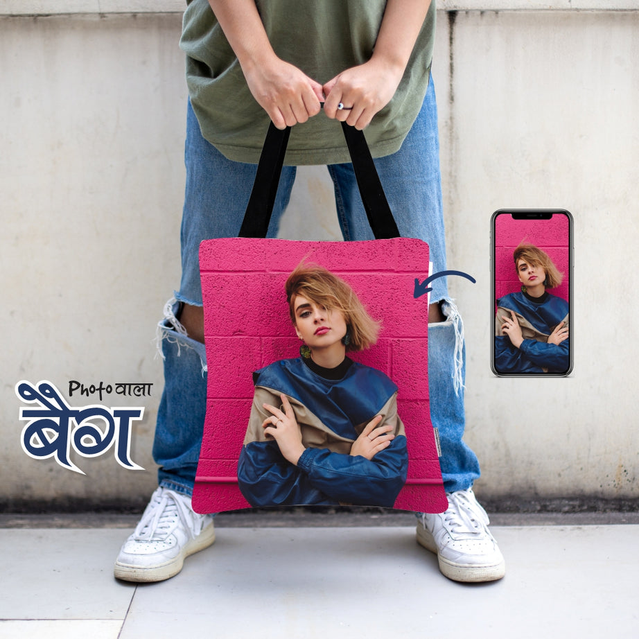 My Fav Personalized/ Customized Print Cotton Canvas Tote Bag