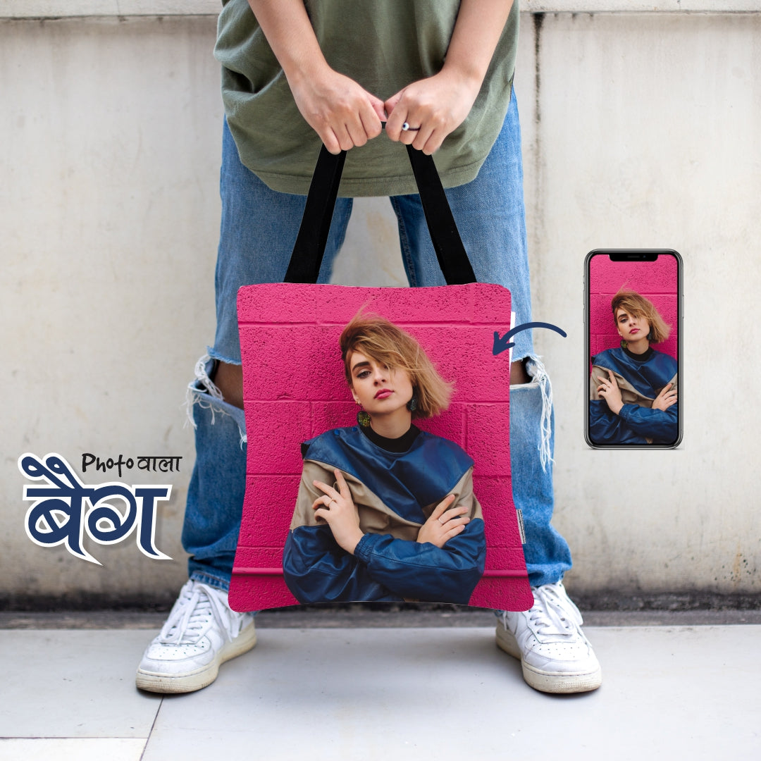 My Fav Personalized/ Customized Print Cotton Canvas Tote Bag