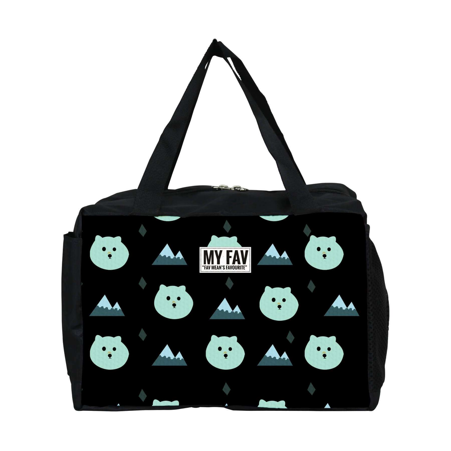 My Fav Cartoon Printed Diaper Bag