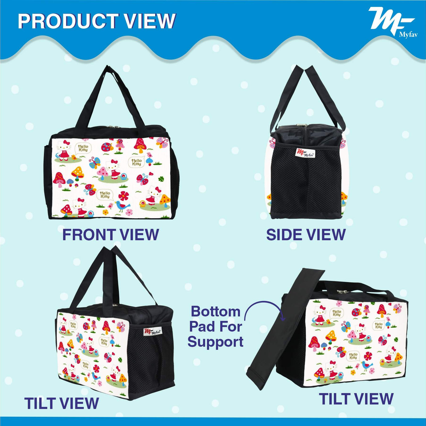 MY FAV Hello Kitty Printed Baby Diaper Bag Diaper Bag