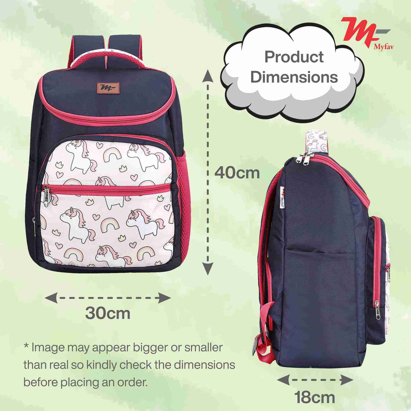 MY FAV Stylish Multipurpose Diaper Bag Waterproof Travel Backpack for Moms with Newborns - Ideal for Baby Essentials, Fashionable and Functional