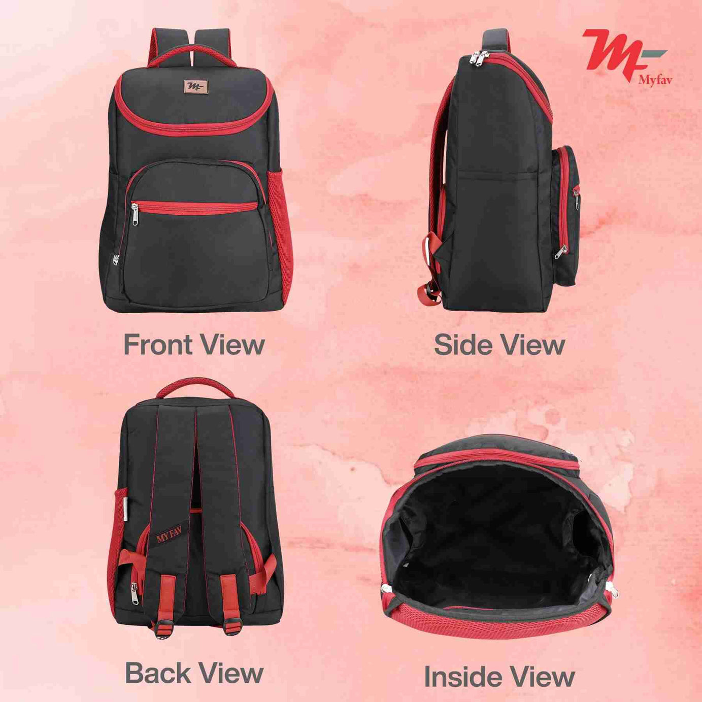 MY FAV Stylish Multipurpose Diaper Bag Waterproof Travel Backpack for Moms with Newborns - Ideal for Baby Essentials, Fashionable and Functional