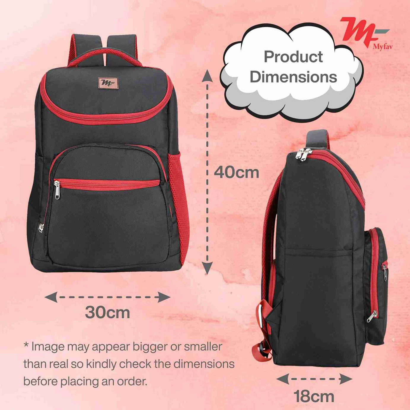 MY FAV Stylish Multipurpose Diaper Bag Waterproof Travel Backpack for Moms with Newborns - Ideal for Baby Essentials, Fashionable and Functional