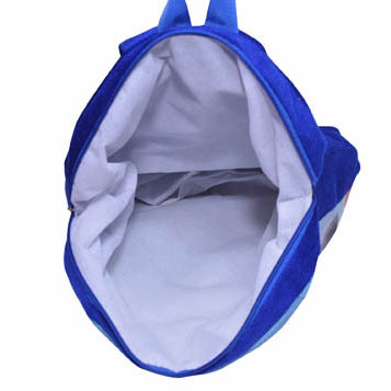 My Fav Elephant Digital Print Blue Soft Kids Play School Bag