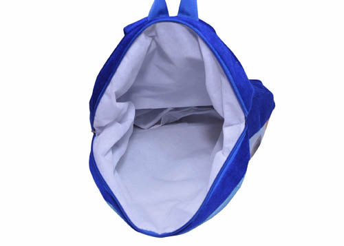 My Fav Elephant Digital Print Blue Soft Kids Play School Bag