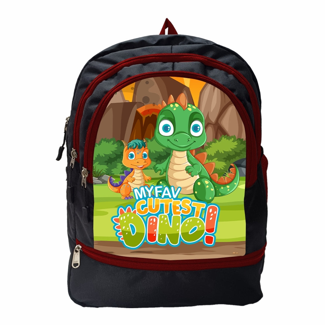 Cartoon Printed Lightweight Spacious Waterproof Casual/Picnic/Tuition/School Bag/Backpack for Play School (2 to 10-year-old Kids) 40 * 29 * 15CM (Multicolor-18)|MFKB021-Baz|