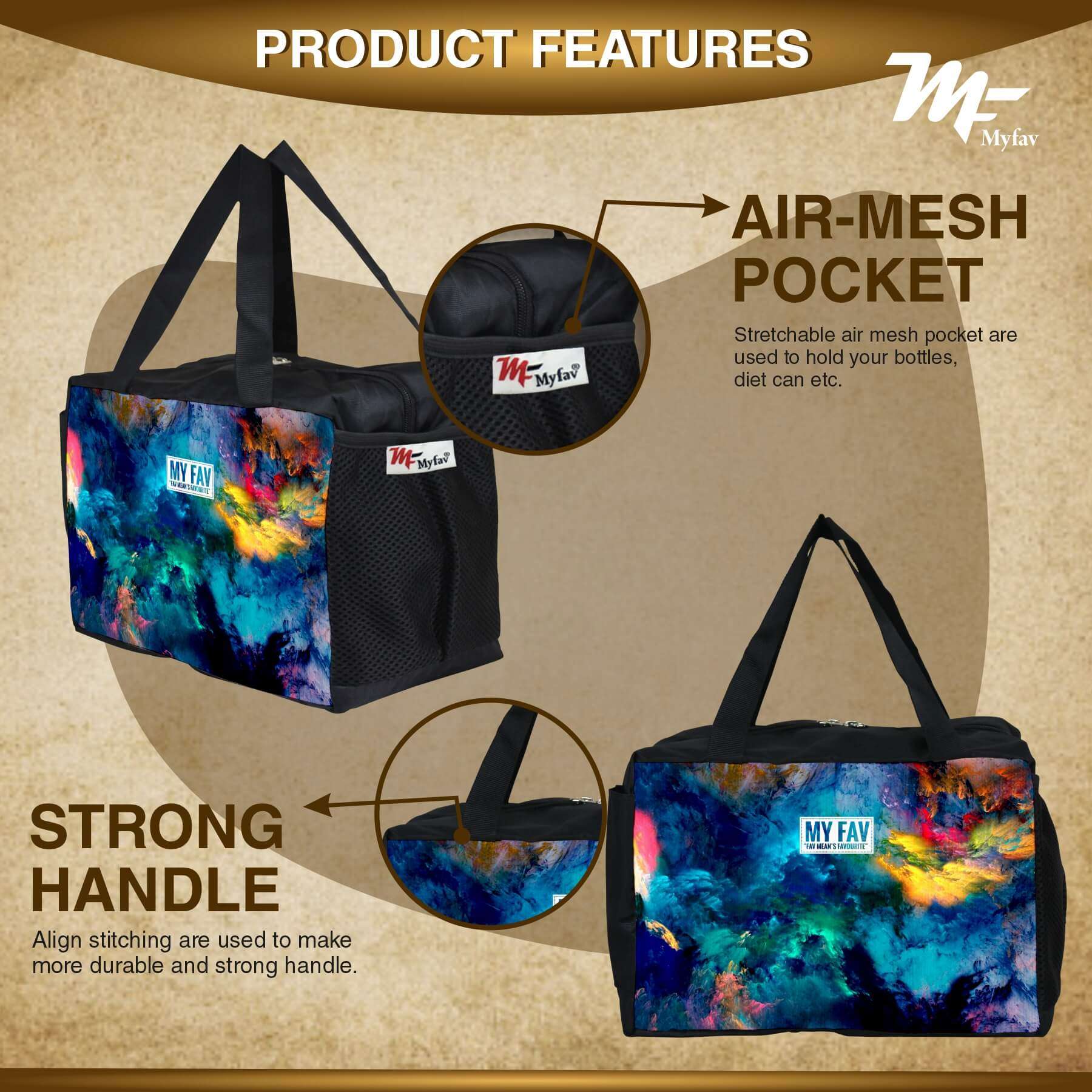 Lunch Bags for Office Women, Men, Kids Travel Box/Tiffin/Storage Bag, College & School