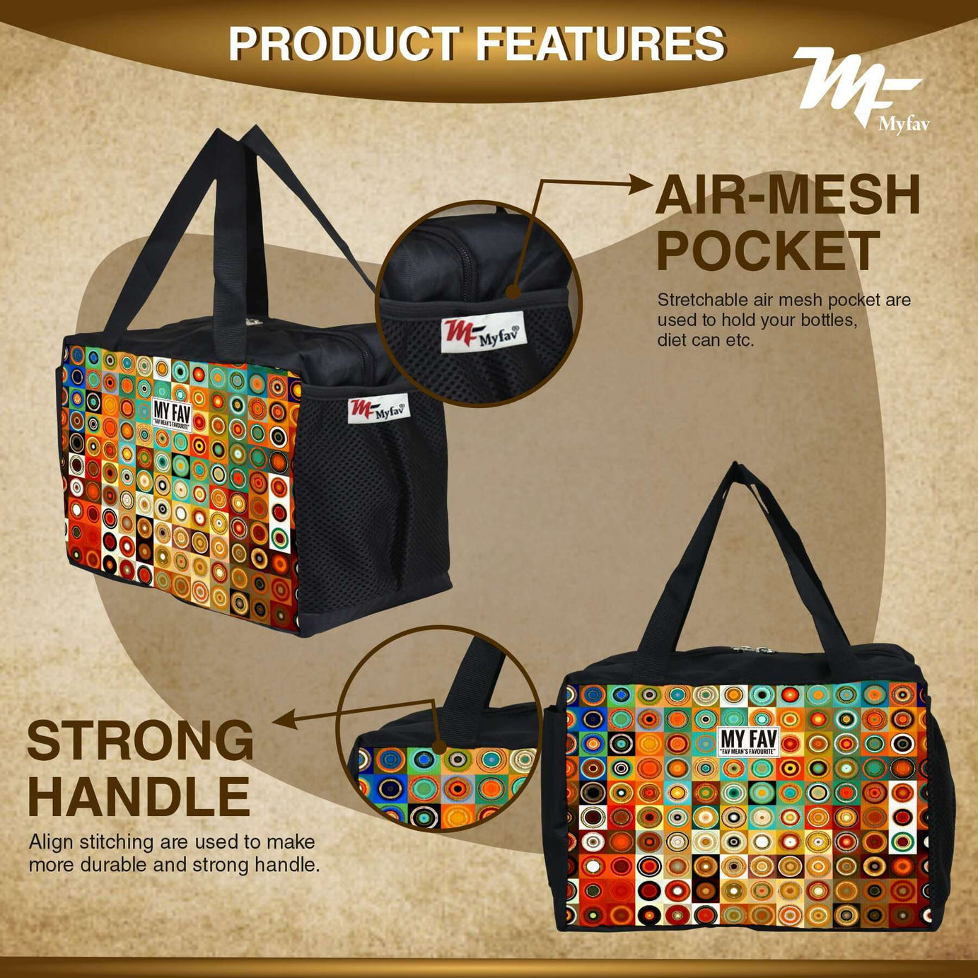 Lunch Bags for Office Women, Men, Kids Travel Box/Tiffin/Storage Bag, College & School