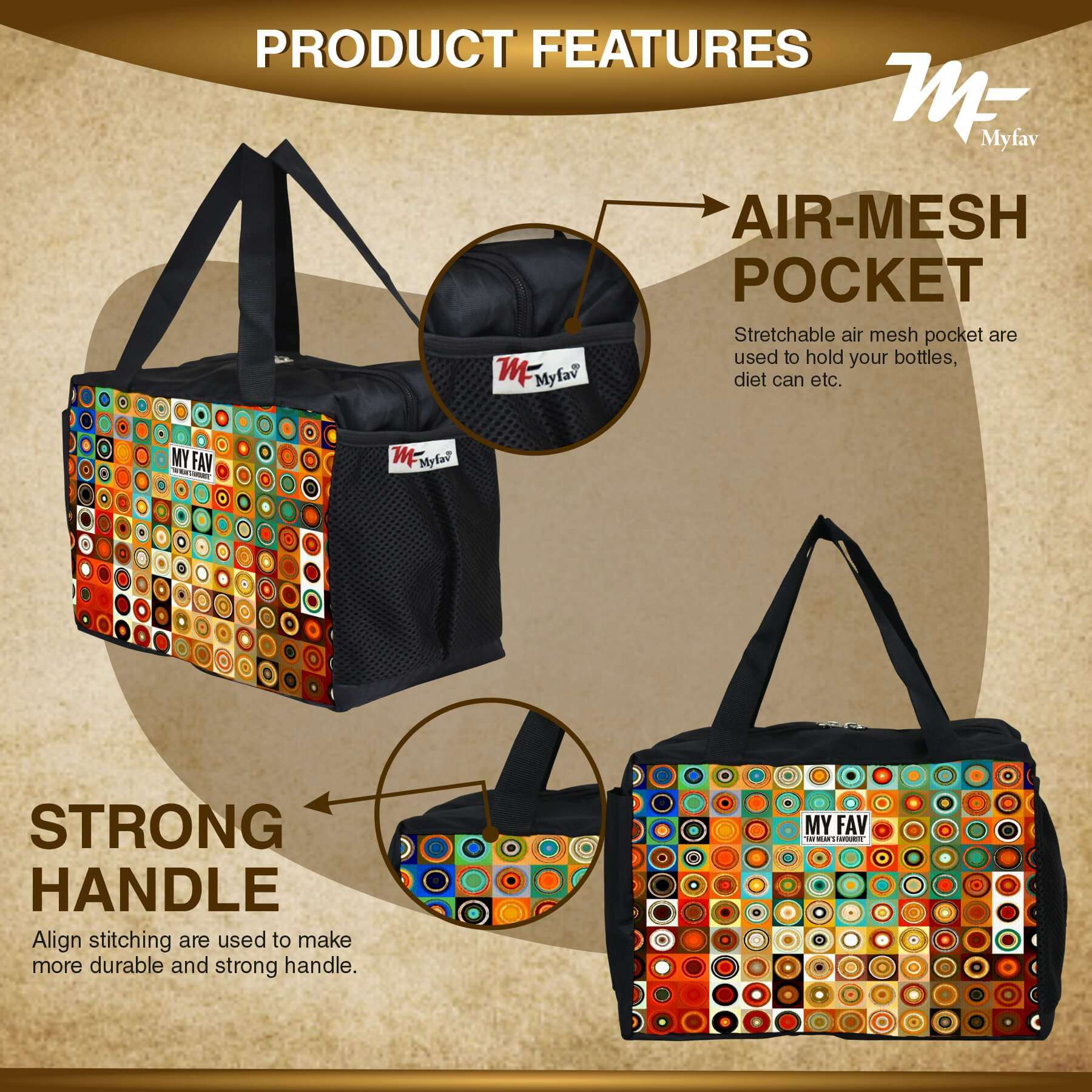 Lunch Bags for Office Women, Men, Kids Travel Box/Tiffin/Storage Bag, College & School