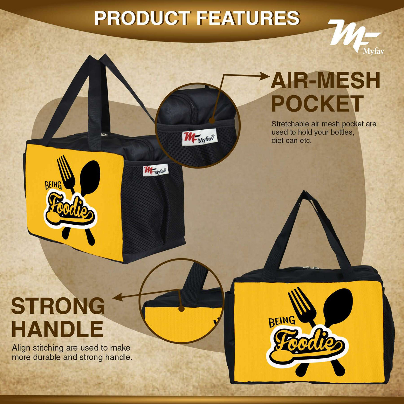 Lunch Bags for Office Women, Men, Kids Travel Box/Tiffin/Storage Bag, College & School