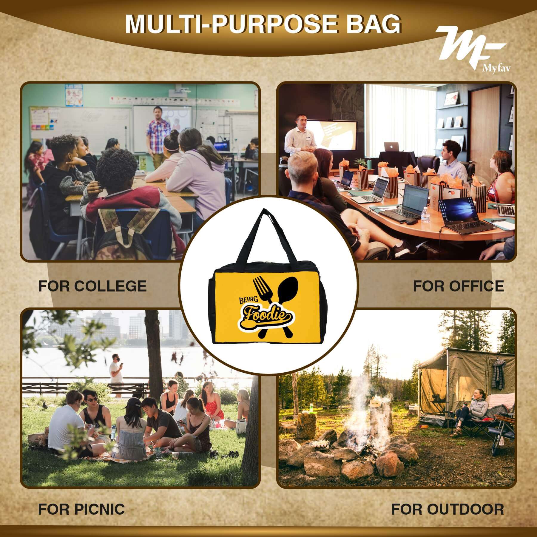 Lunch Bags for Office Women, Men, Kids Travel Box/Tiffin/Storage Bag, College & School