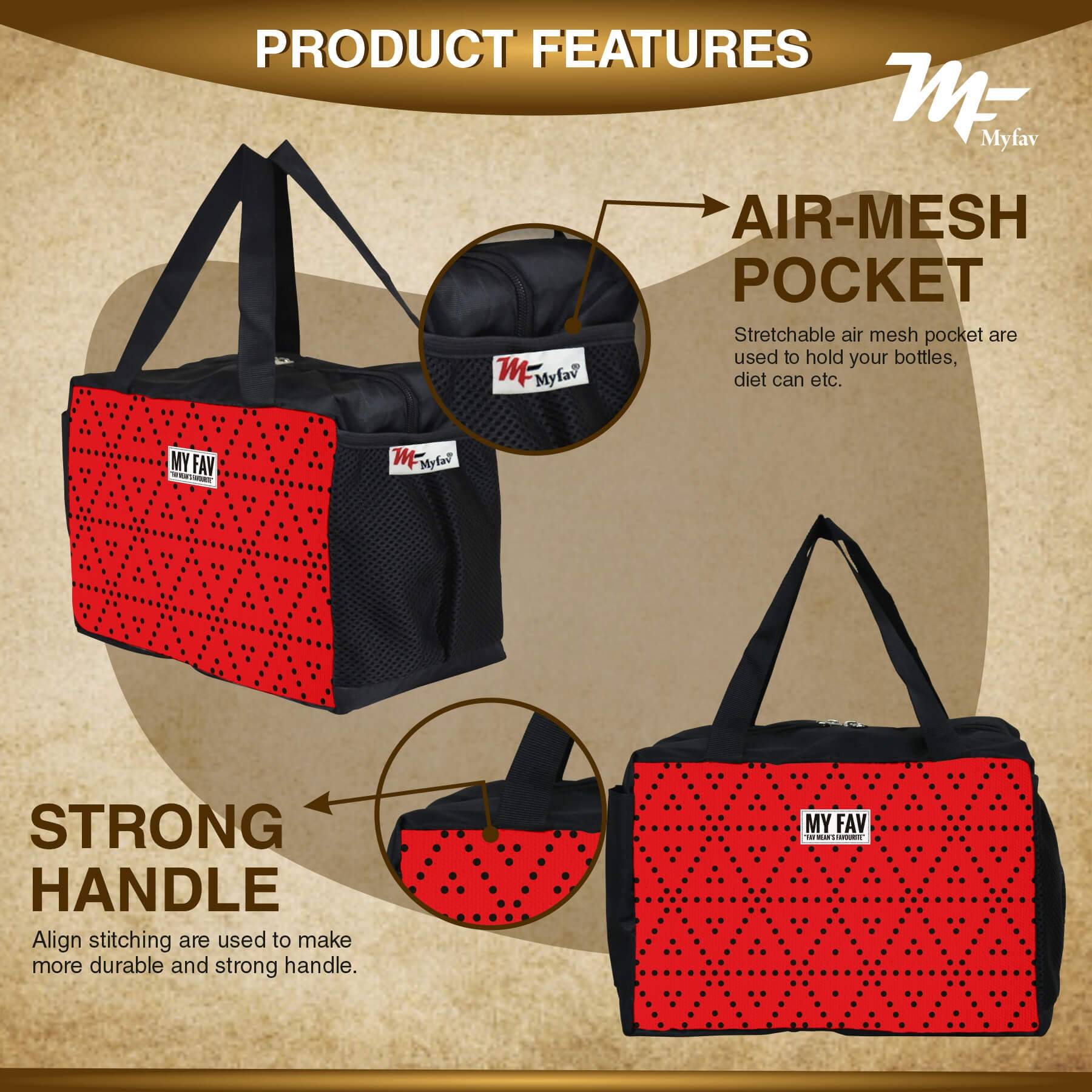 Lunch Bags for Office Women, Men, Kids Travel Box/Tiffin/Storage Bag, College & School