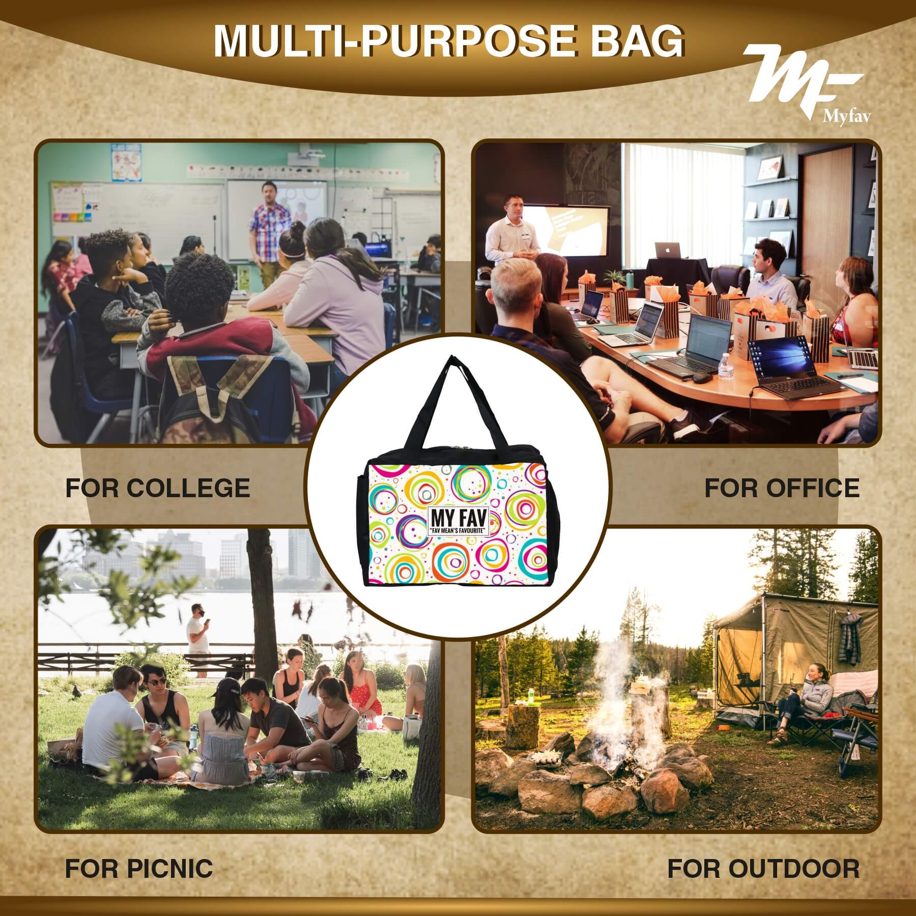 Lunch Bags for Office Women, Men, Kids Travel Box/Tiffin/Storage Bag, College & School