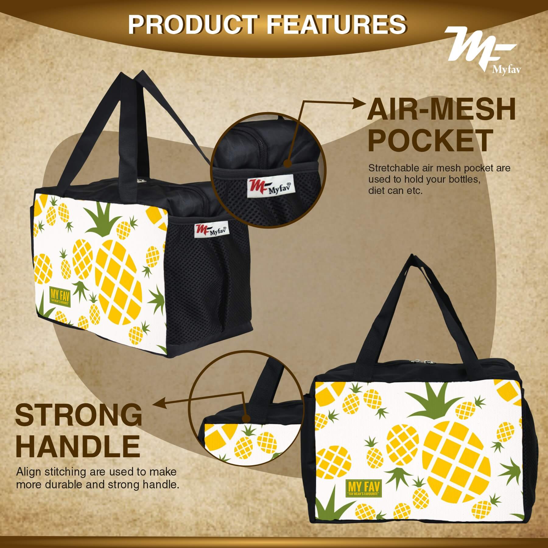 Lunch Bags for Office Women, Men, Kids Travel Box/Tiffin/Storage Bag, College & School
