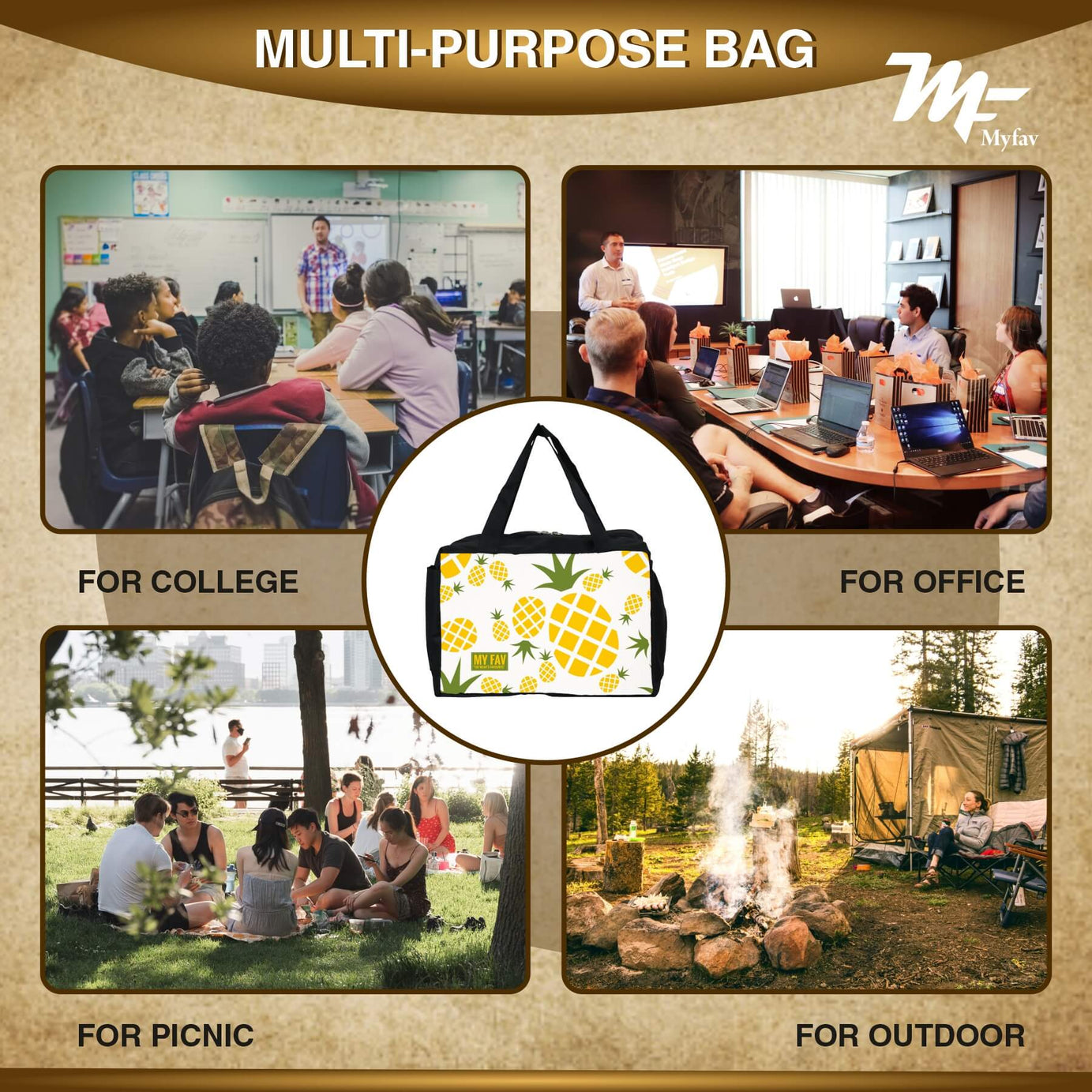 Lunch Bags for Office Women, Men, Kids Travel Box/Tiffin/Storage Bag, College & School