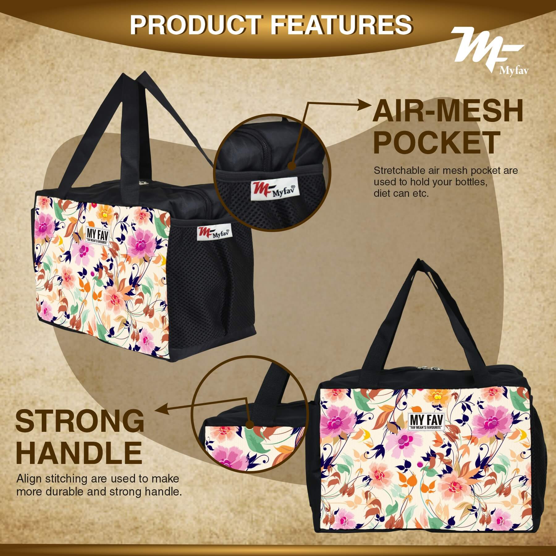 MY FAV Men, Women and Kids Lunch Bag