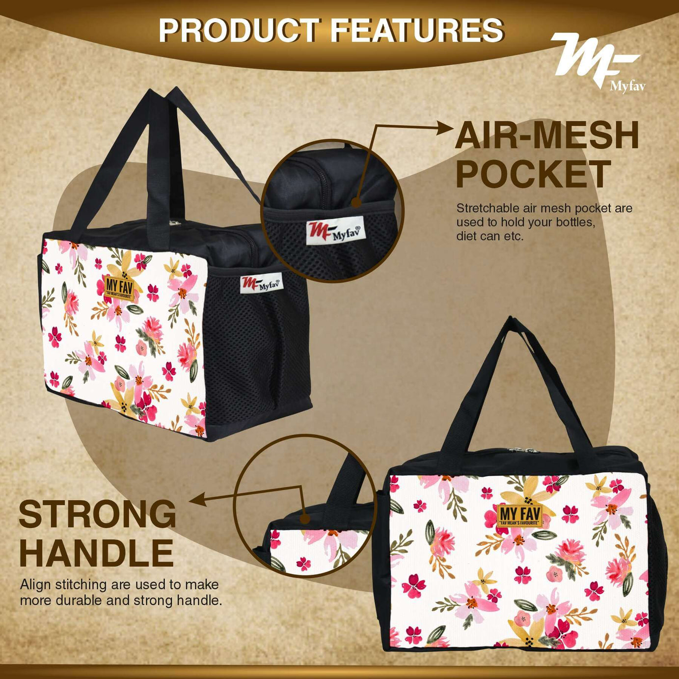 MY FAV Men, Women and Kids Lunch Bag