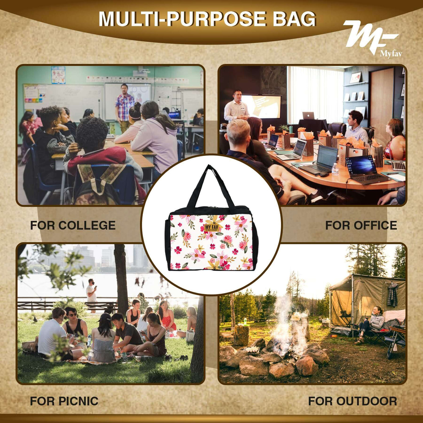 MY FAV Men, Women and Kids Lunch Bag