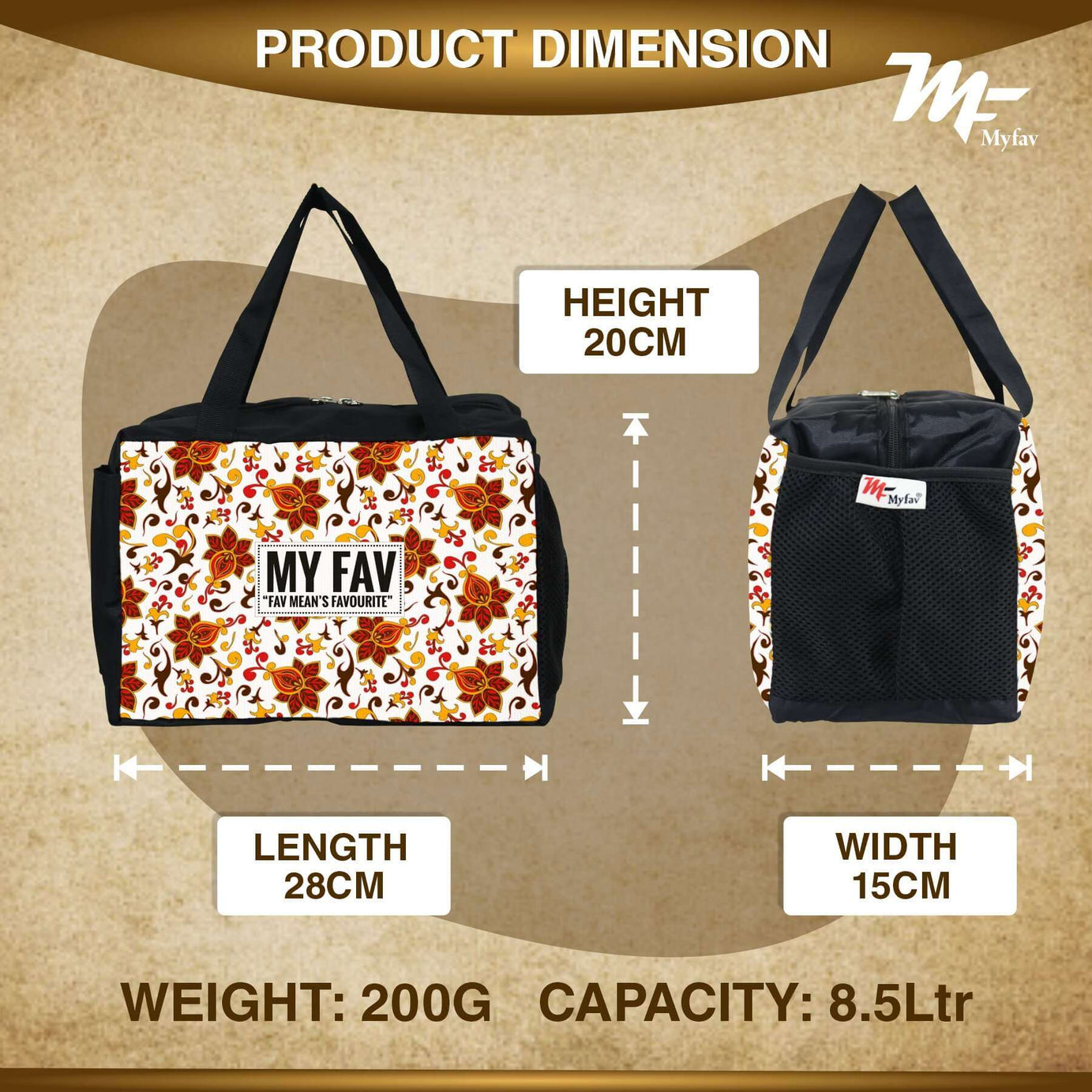 MY FAV Men, Women and Kids Lunch Bag