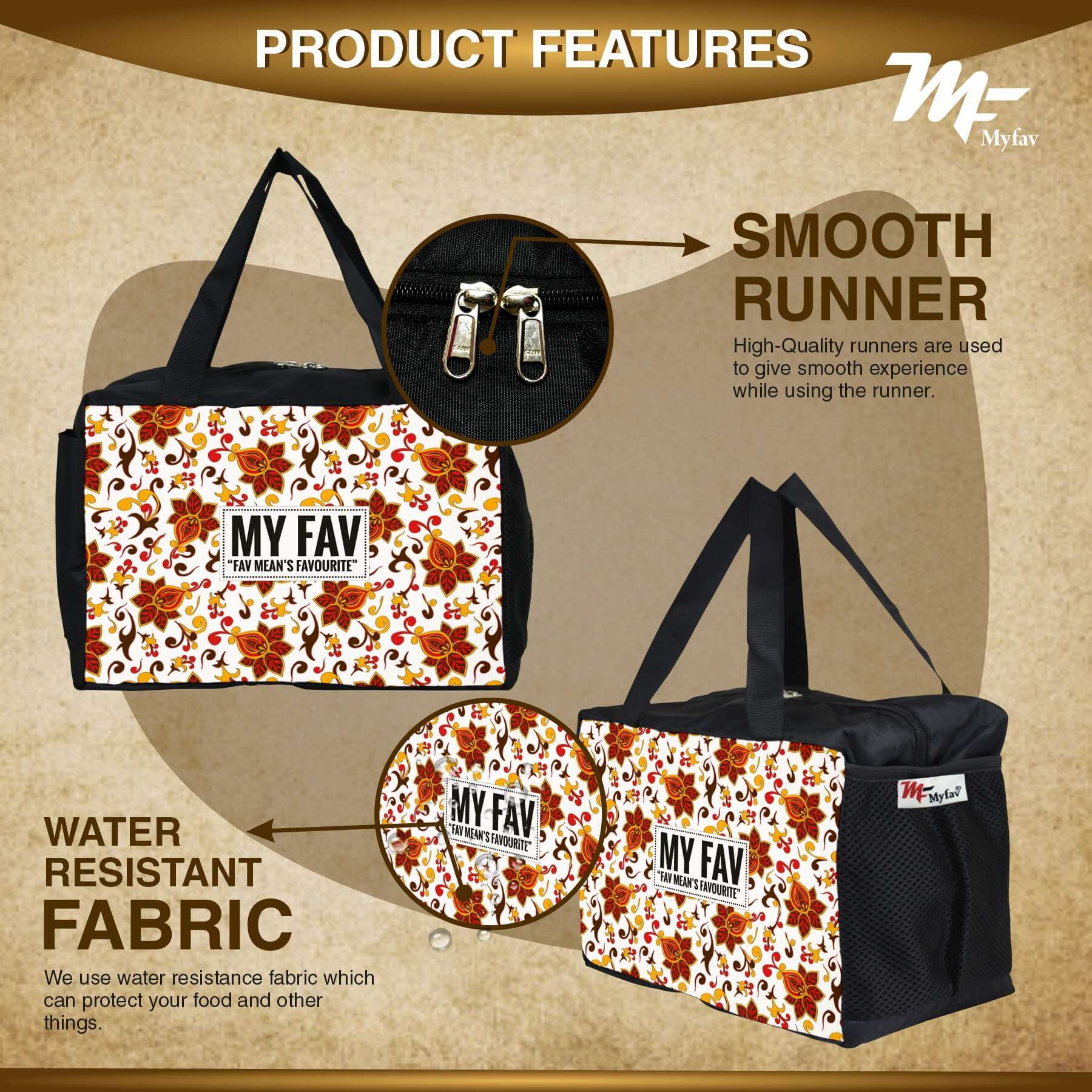 MY FAV Men, Women and Kids Lunch Bag