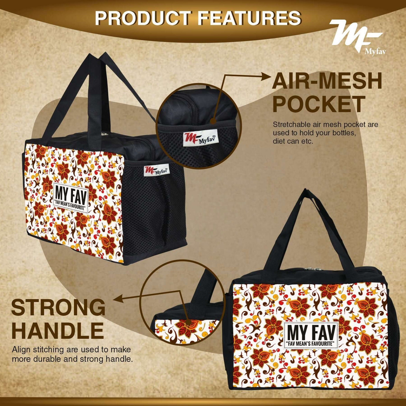 MY FAV Men, Women and Kids Lunch Bag