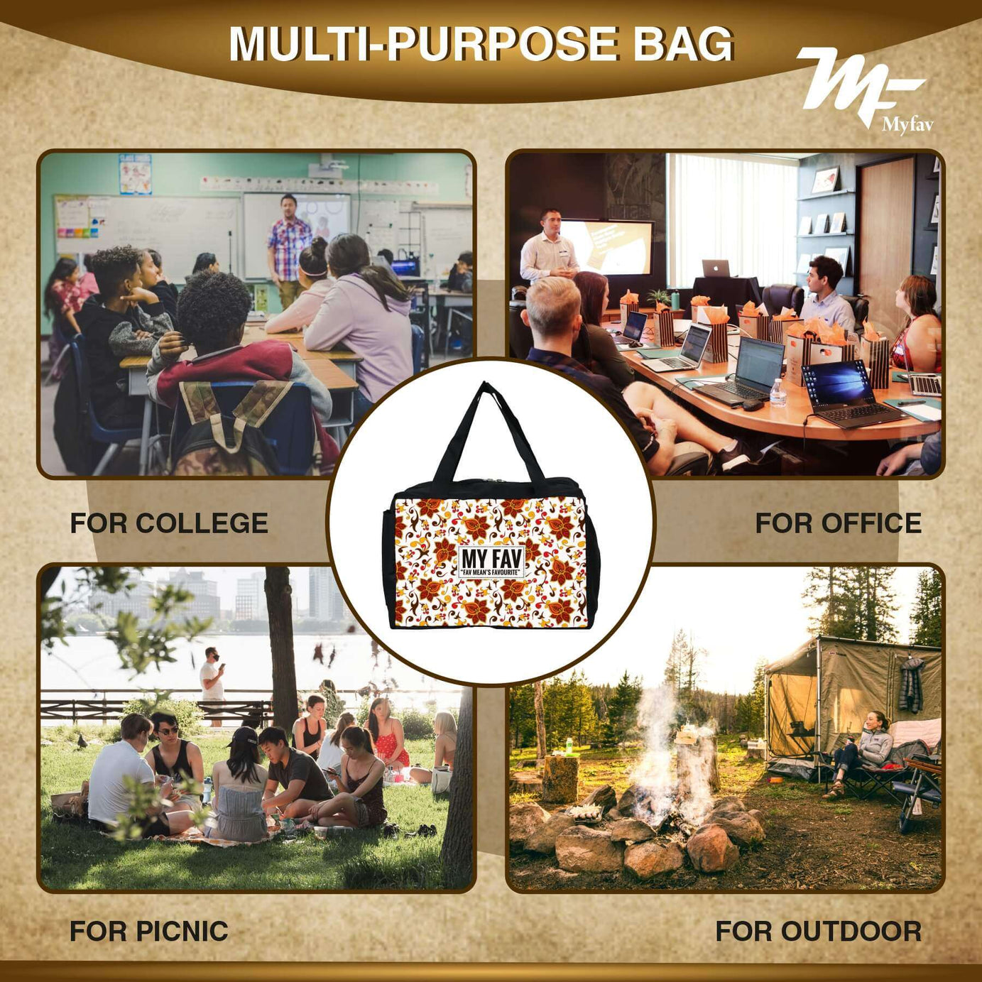 MY FAV Men, Women and Kids Lunch Bag