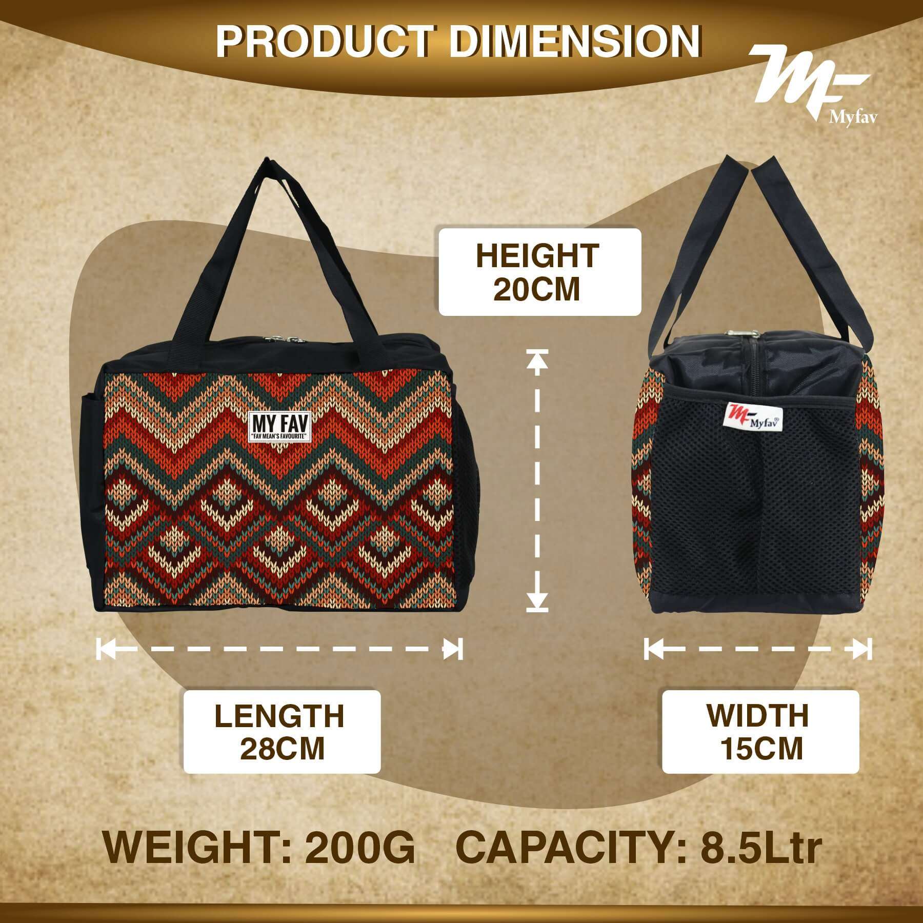 MY FAV Men, Women and Kids Lunch Bag