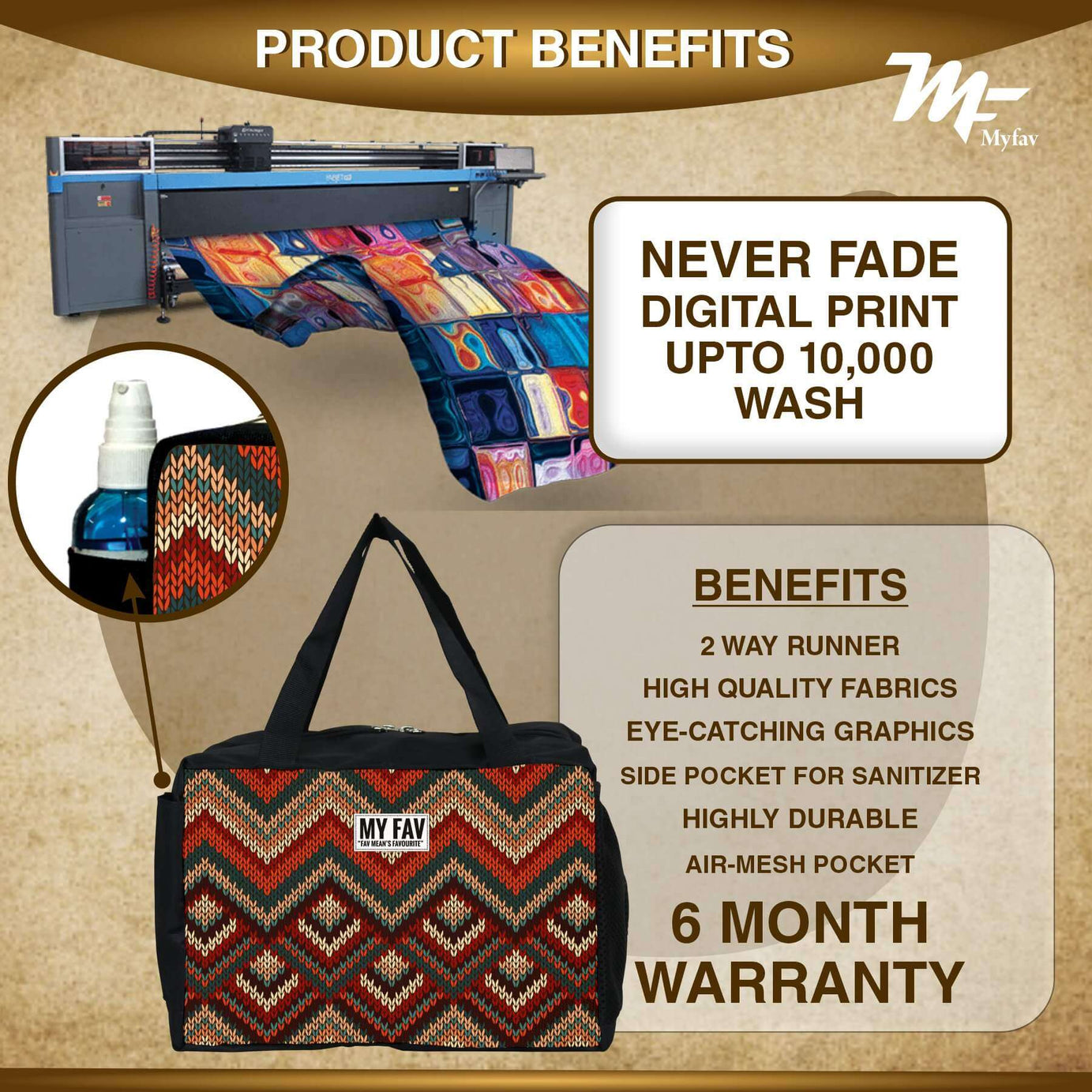 MY FAV Men, Women and Kids Lunch Bag