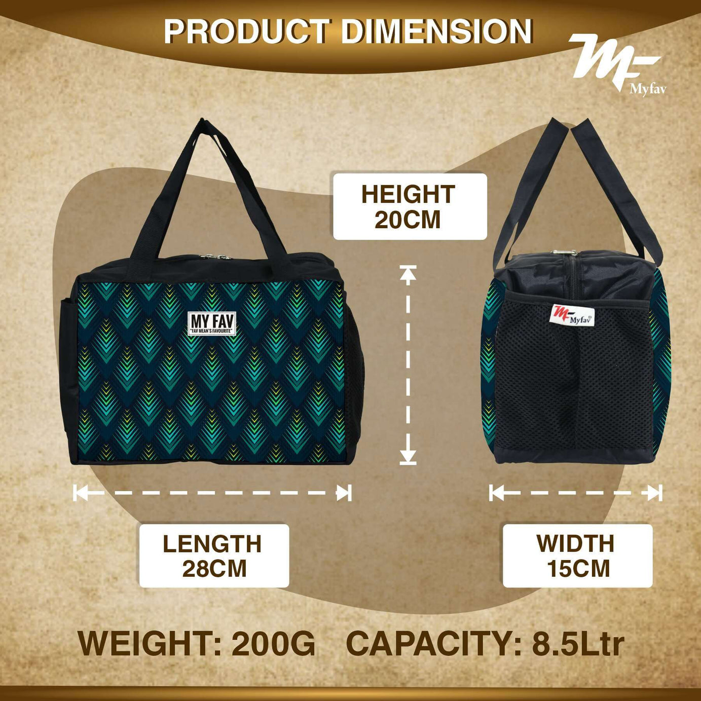 MY FAV Men, Women and Kids Lunch Bag