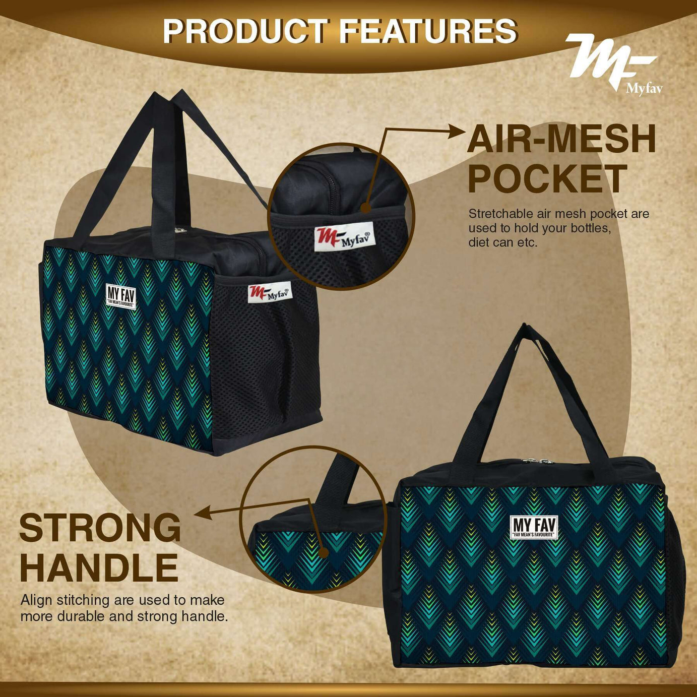 MY FAV Men, Women and Kids Lunch Bag