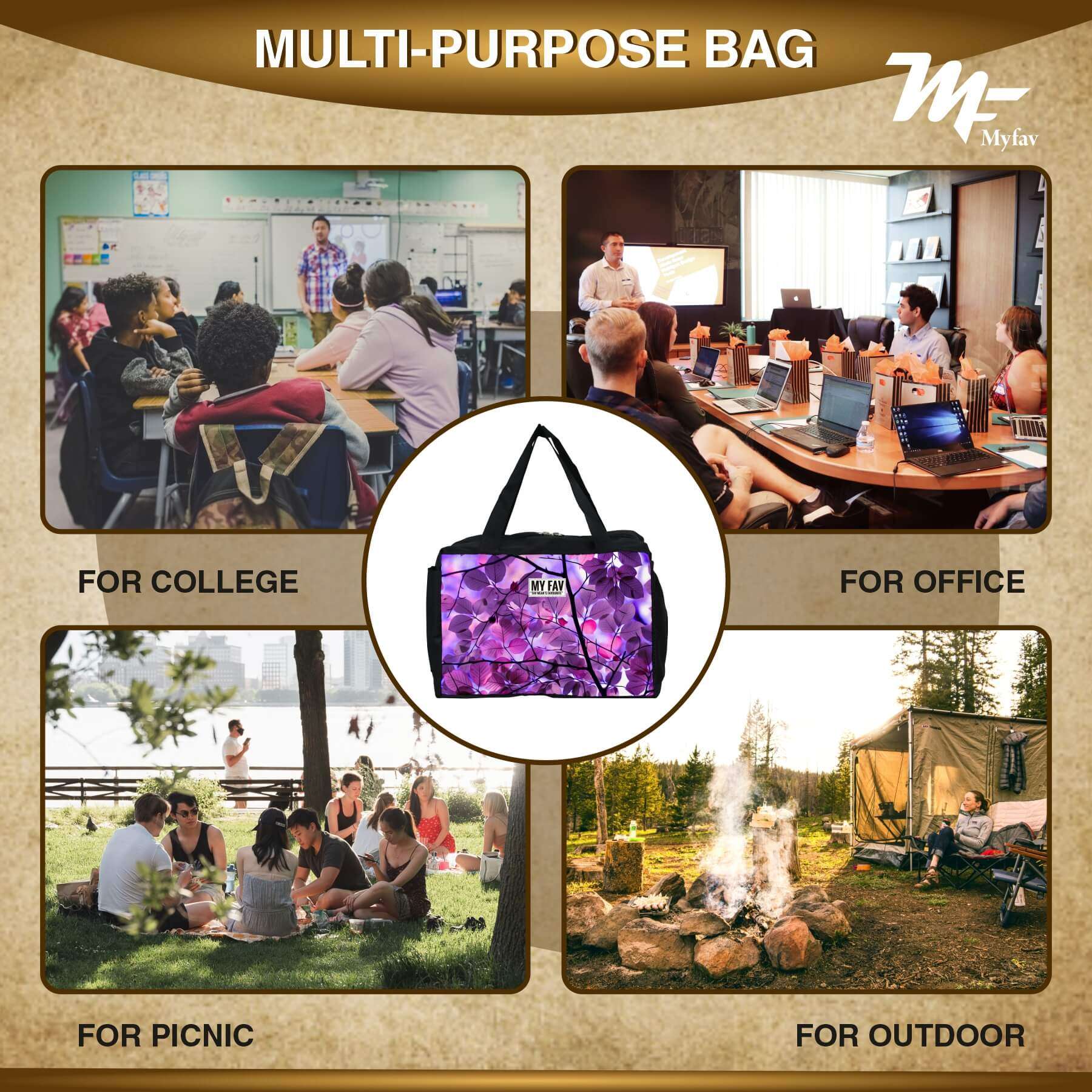 MY FAV Men, Women and Kids Lunch Bag