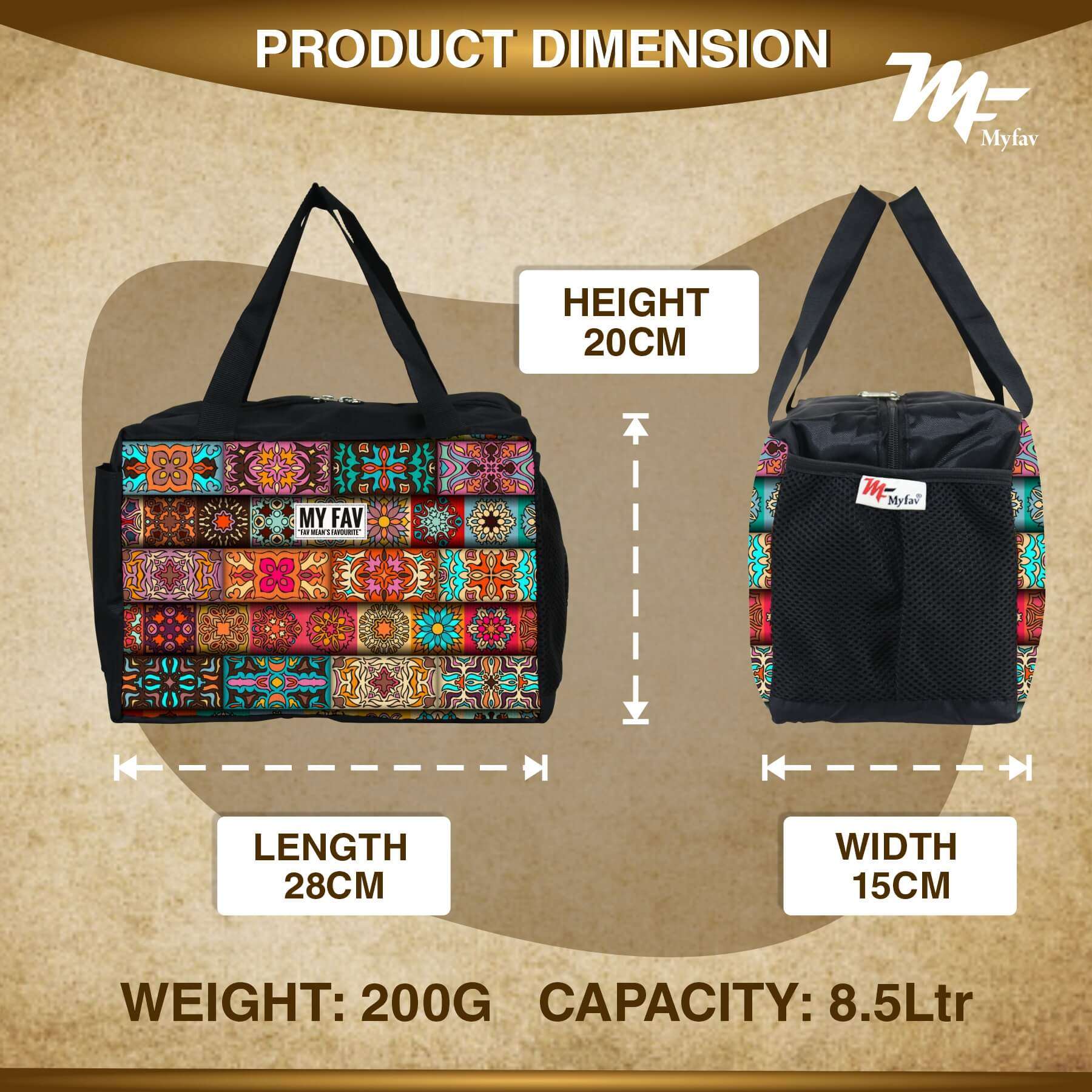 MY FAV Men, Women and Kids Lunch Bag