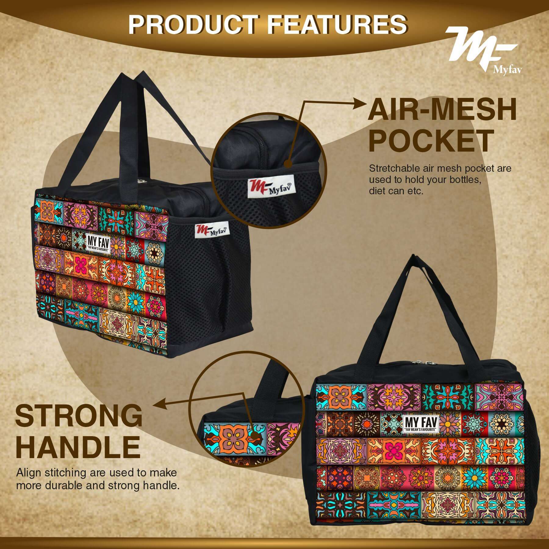 MY FAV Men, Women and Kids Lunch Bag