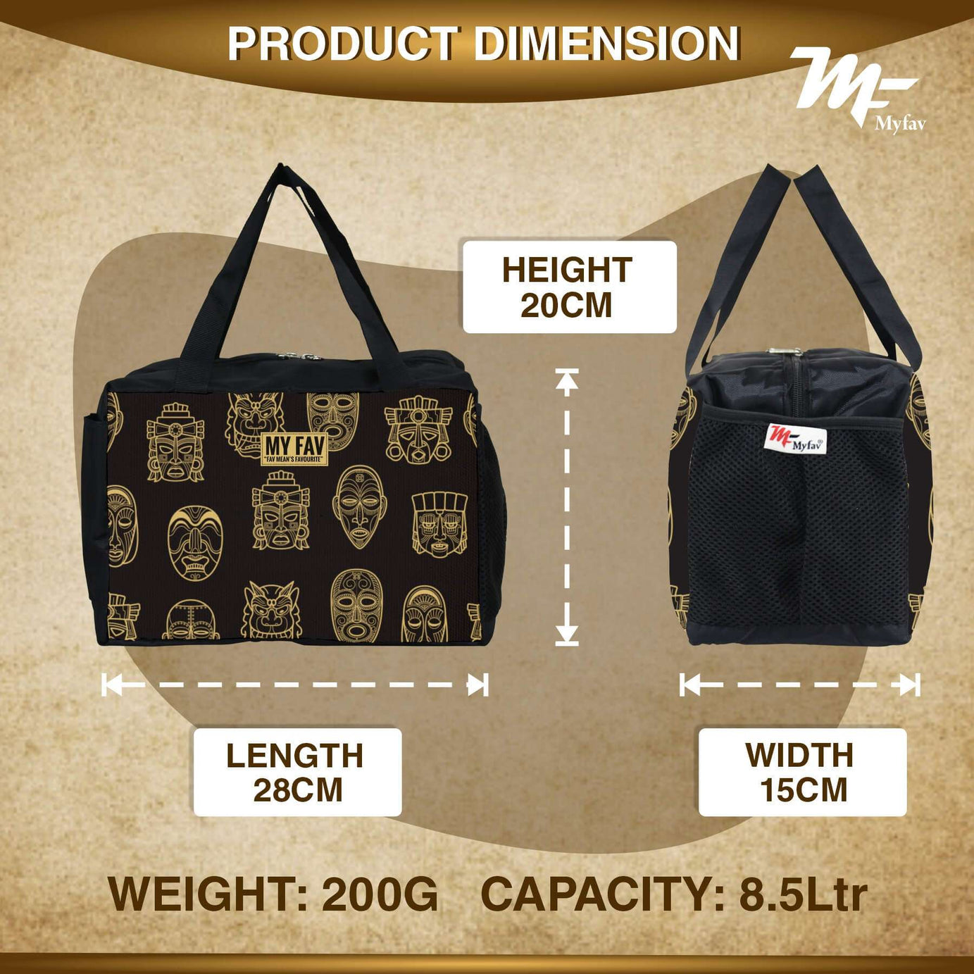 MY FAV Men, Women and Kids Lunch Bag