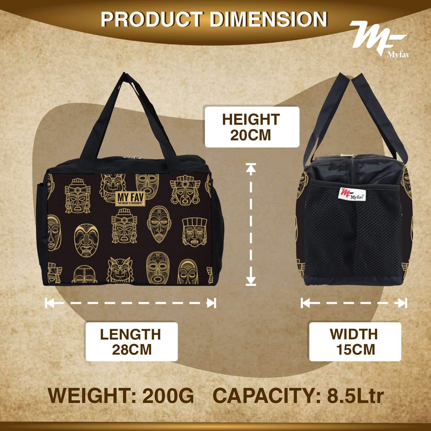 MY FAV Men, Women and Kids Lunch Bag