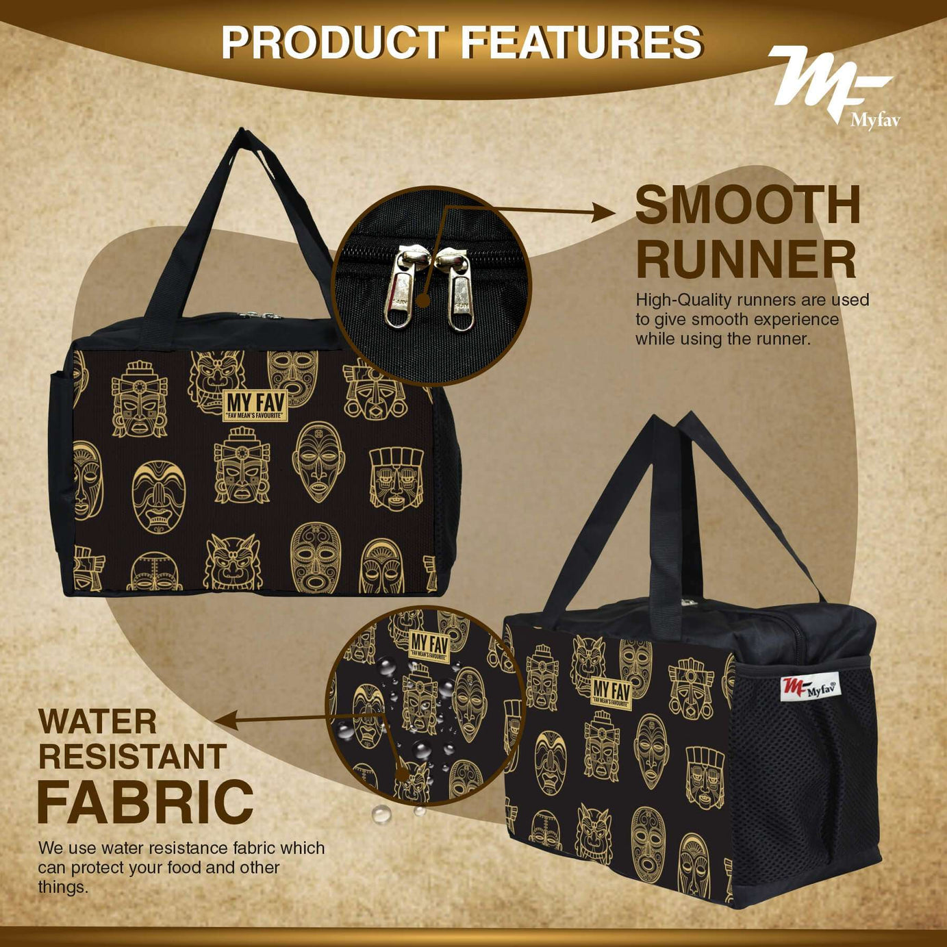 MY FAV Men, Women and Kids Lunch Bag