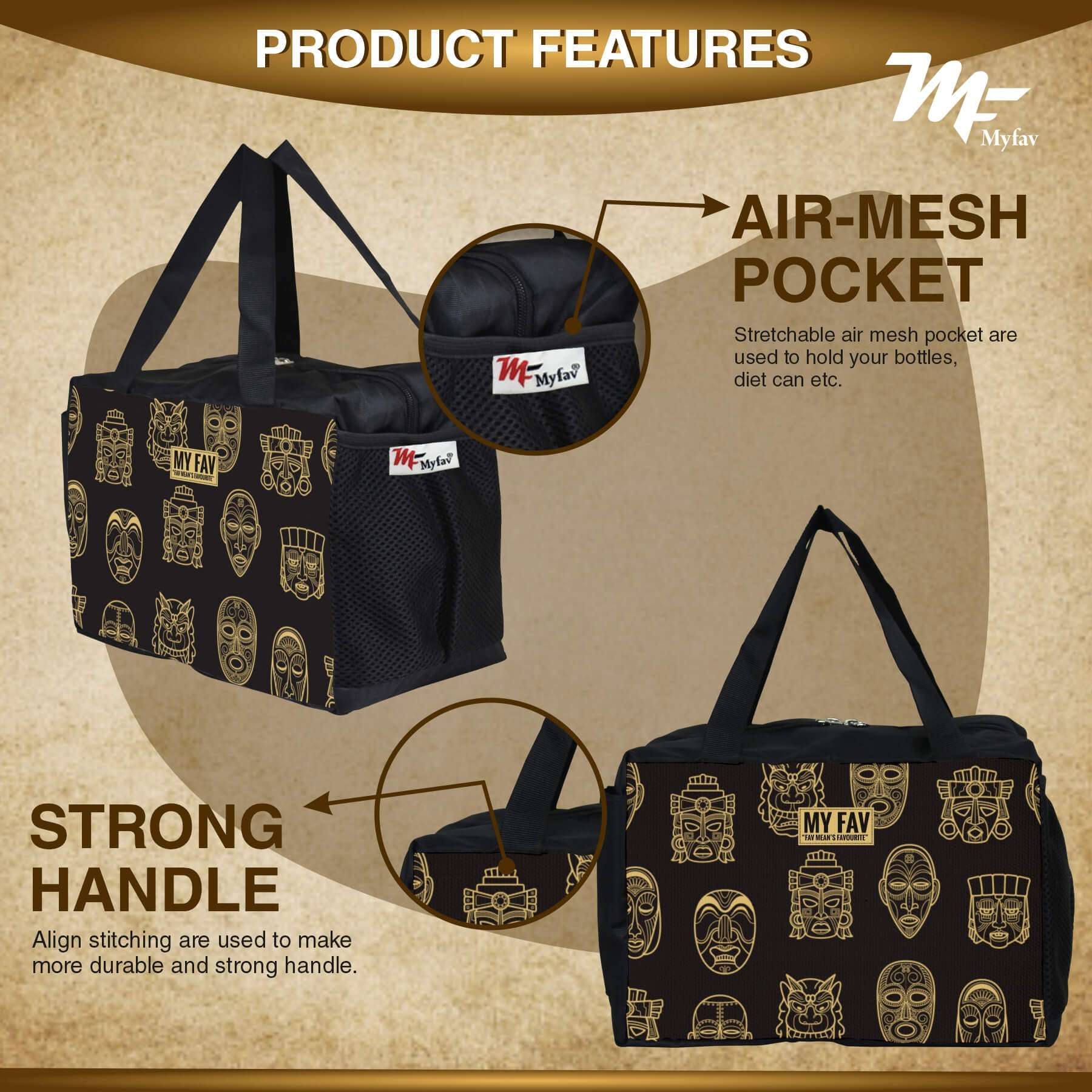 MY FAV Men, Women and Kids Lunch Bag