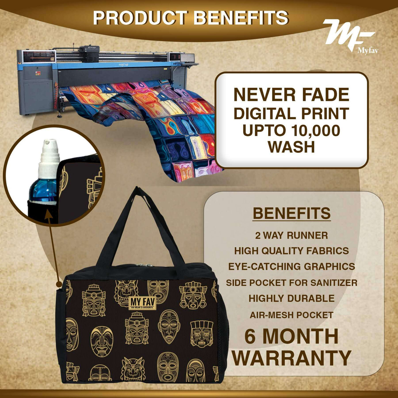 MY FAV Men, Women and Kids Lunch Bag