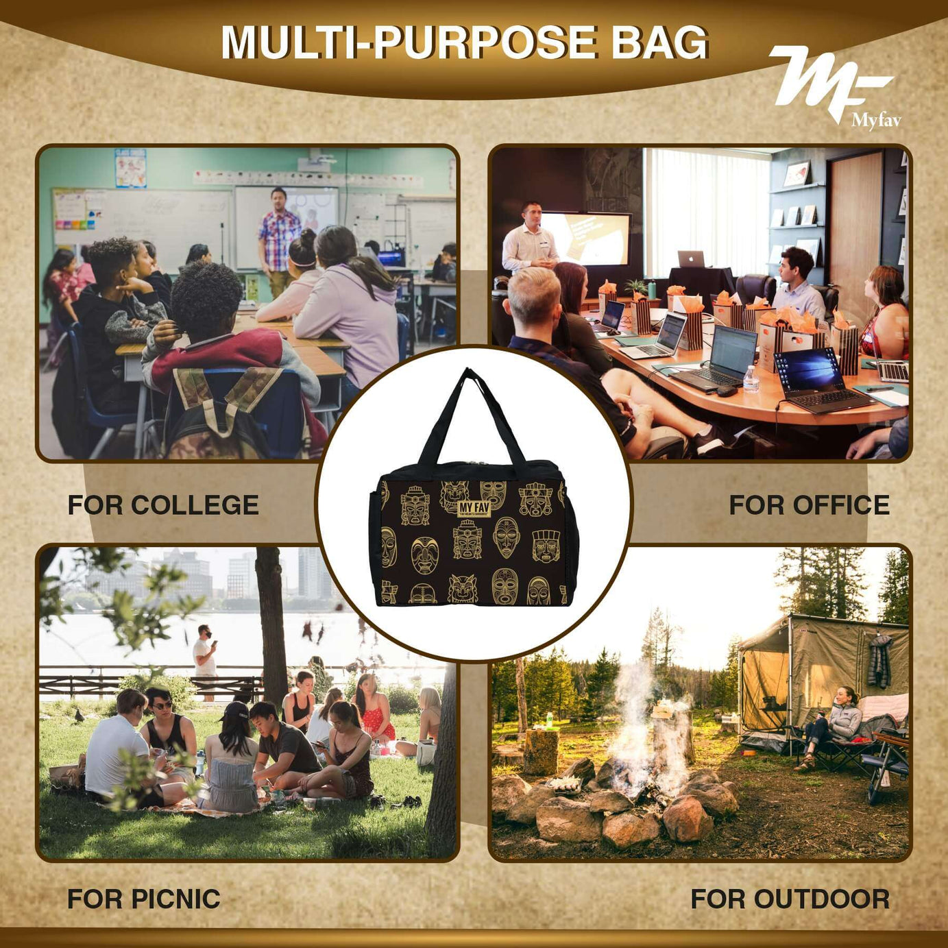 MY FAV Men, Women and Kids Lunch Bag