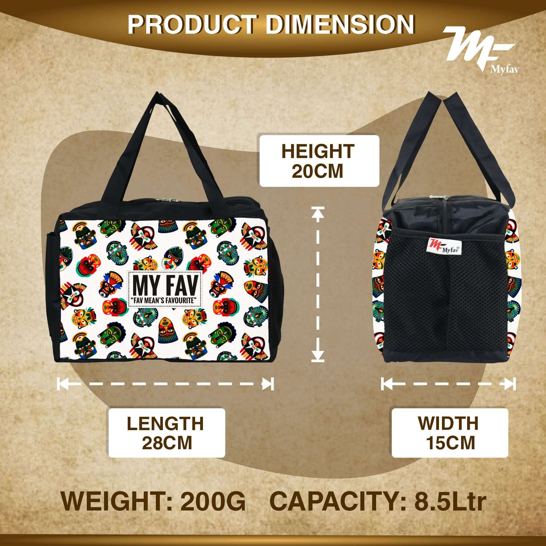 MY FAV Men, Women and Kids Lunch Bag