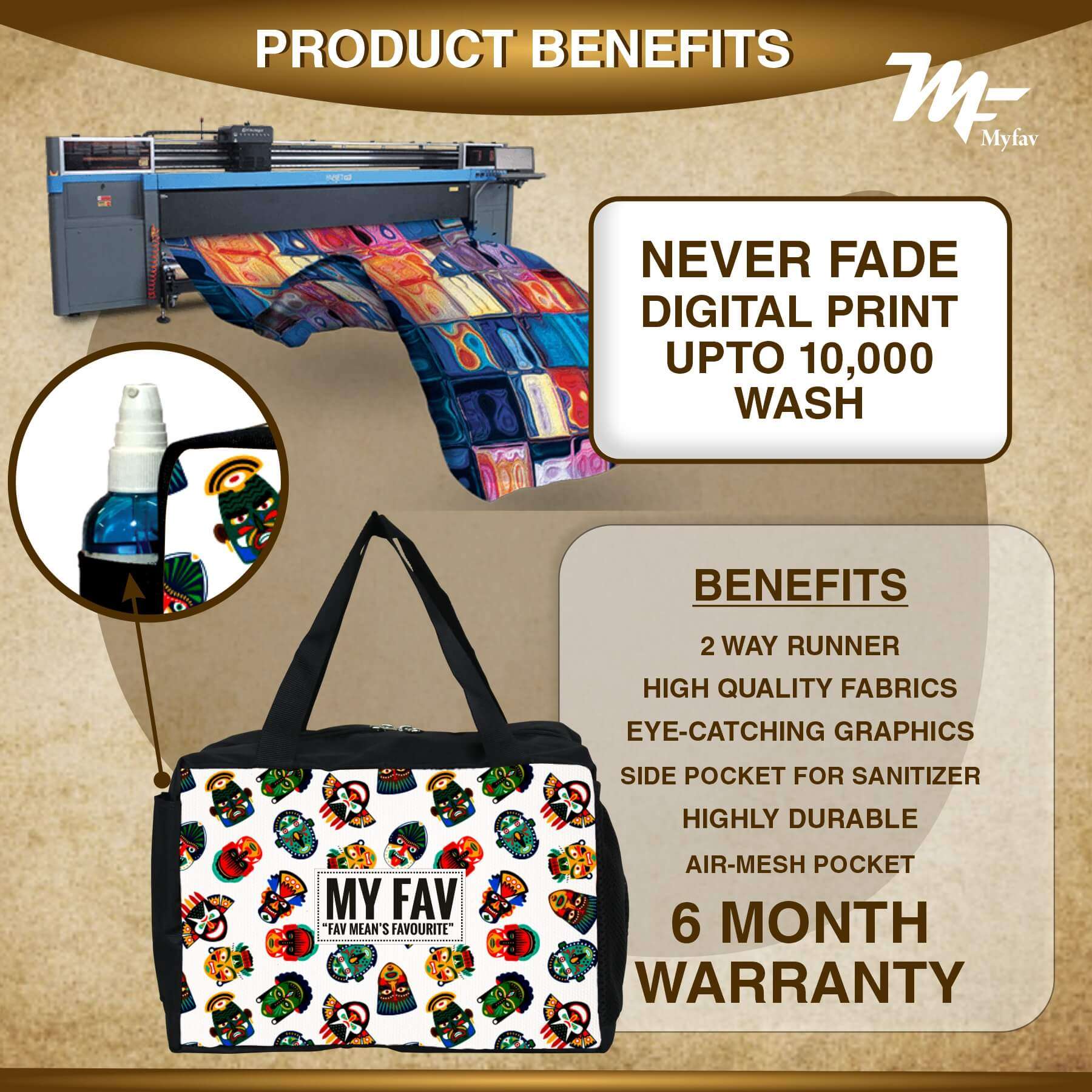 MY FAV Men, Women and Kids Lunch Bag