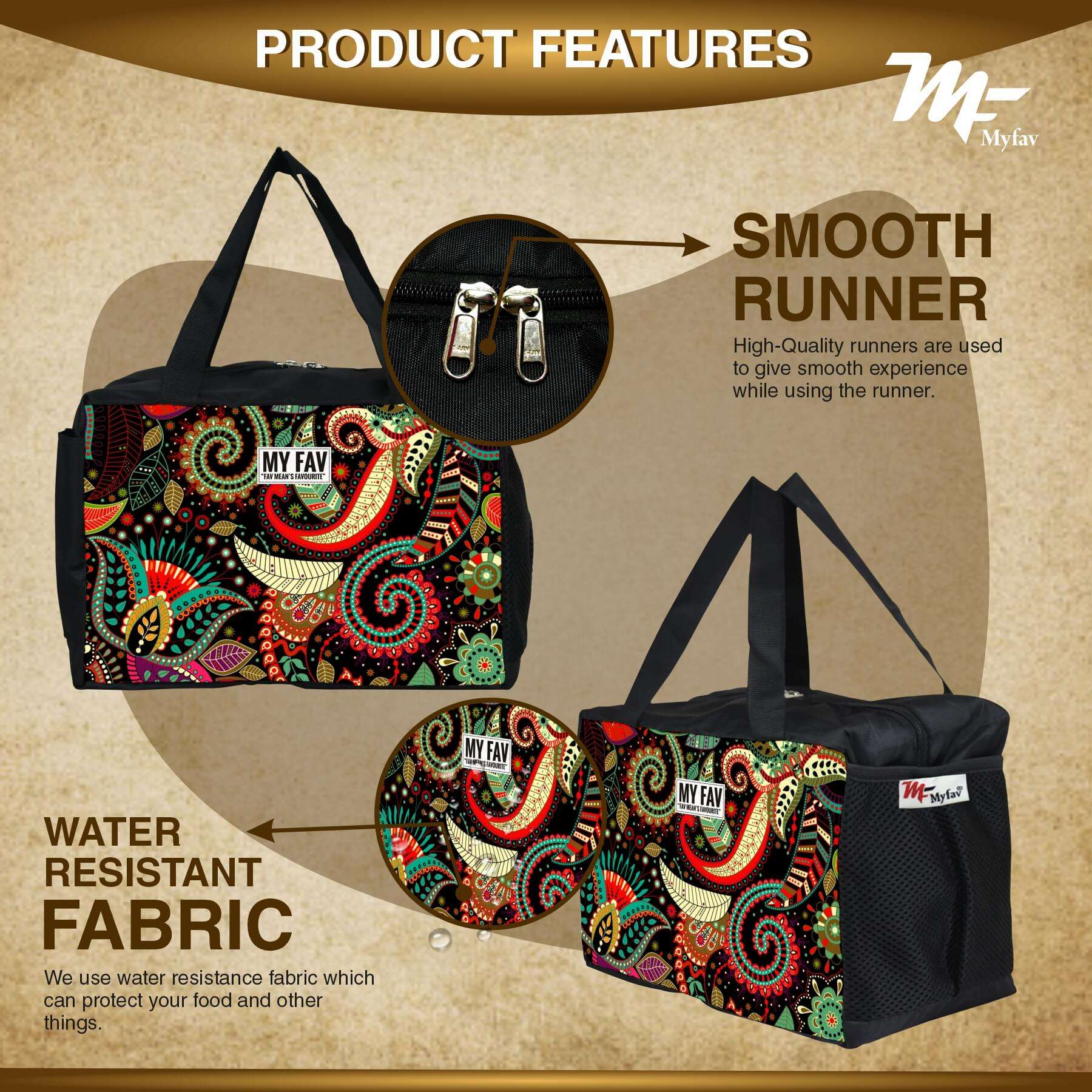 MY FAV Men, Women and Kids Lunch Bag