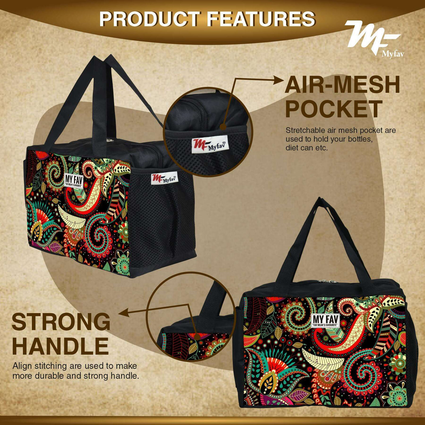 MY FAV Men, Women and Kids Lunch Bag