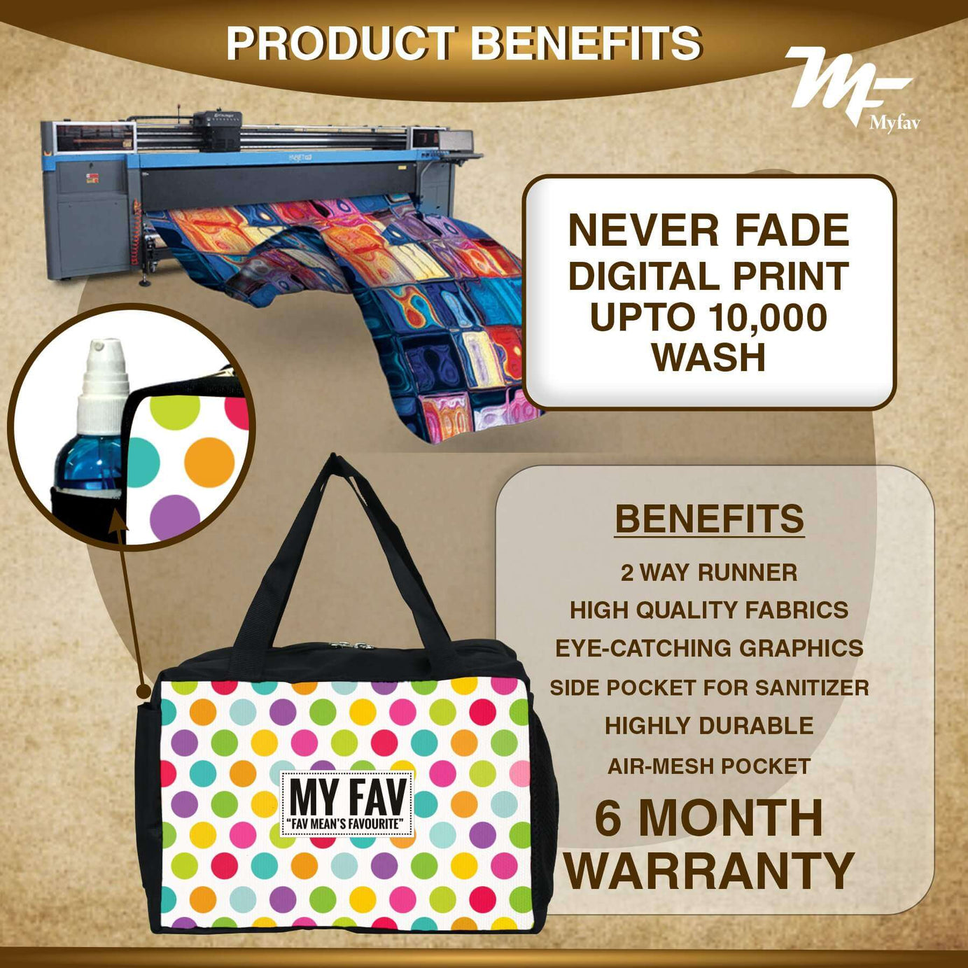 MY FAV Men, Women and Kids Lunch Bag