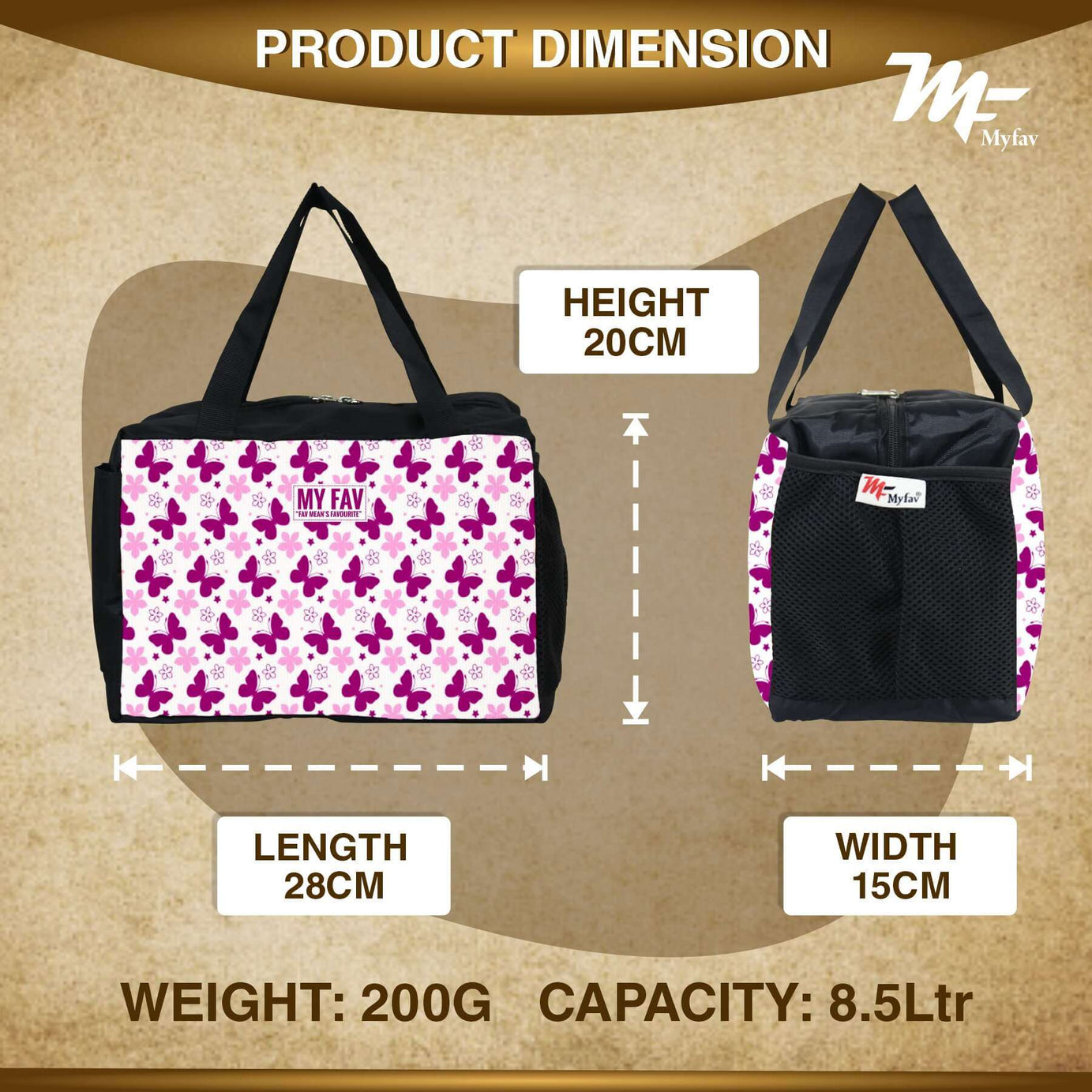 MY FAV Men, Women and Kids Lunch Bag