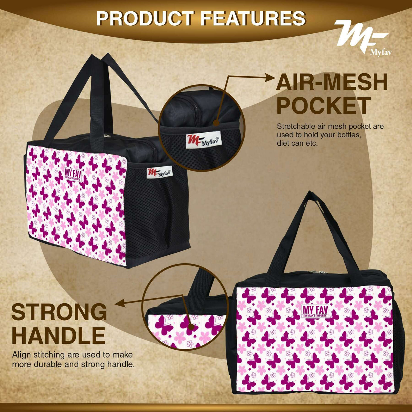 MY FAV Men, Women and Kids Lunch Bag